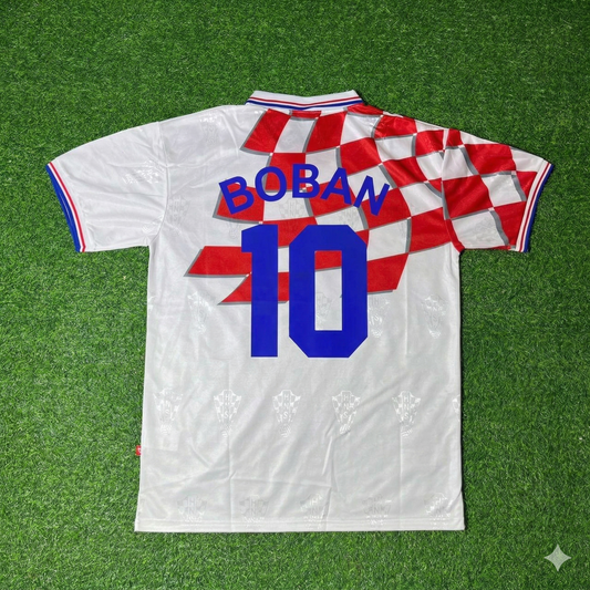 Zvonimir Boban Croatia 1998 World Cup Retro Football Jersey Kit