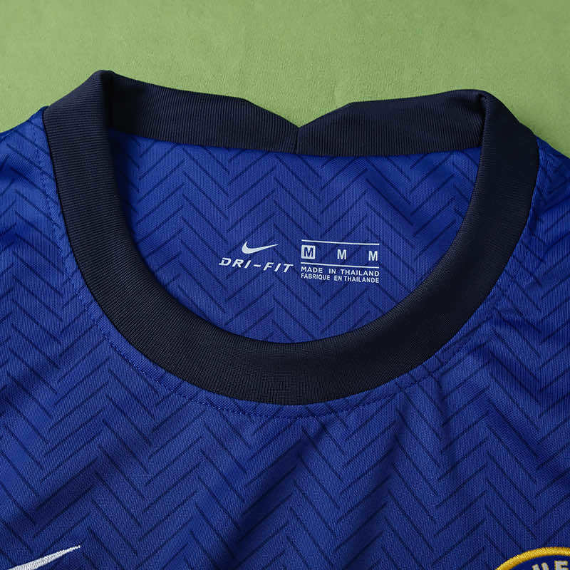 Chelsea 2020-2021 Season Home Blue Retro  Football Jersey Trikot Maillot