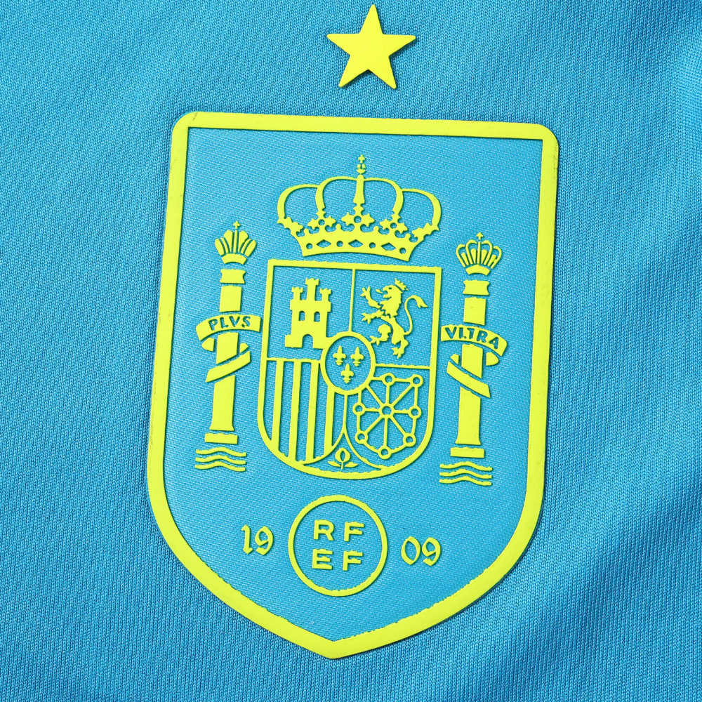 Camiseta de fútbol especial azul de portero de España para el Mundial 2026