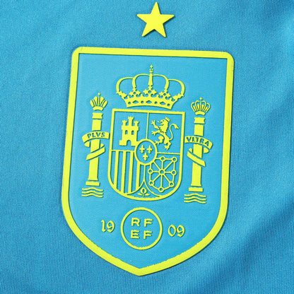 Camiseta de fútbol especial azul de portero de España para el Mundial 2026