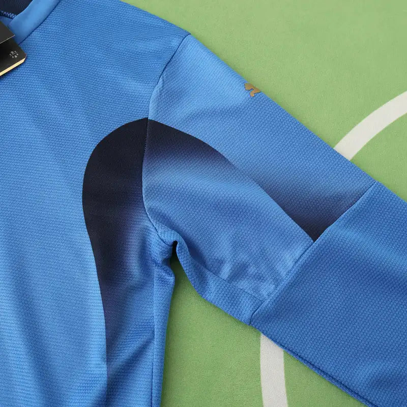 Italien 2006 Saison Heim Blau Retro Trikot Fußballshirt