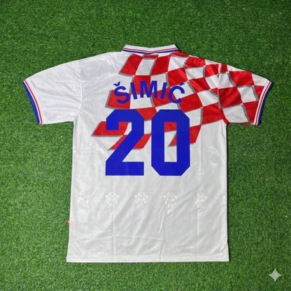 Dario Simic Kroatien WM 1998 Retro Fußballtrikot Set