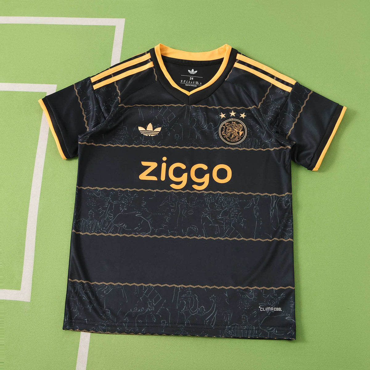 AFC Ajax 2026-2027 Season Kids Away Black Football Jersey Trikot Maillot