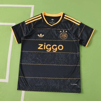 AFC Ajax 2026-2027 Season Kids Away Black Football Jersey Trikot Maillot