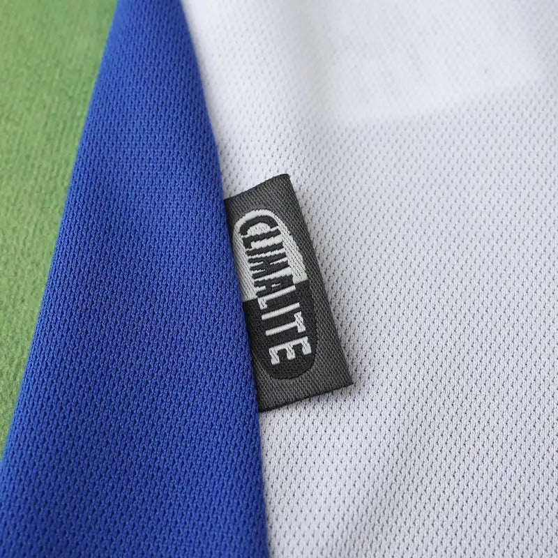 Angelos Charisteas Griechenland EM 2004 Finale Blaues Retro Heimtrikot Fußballtrikot