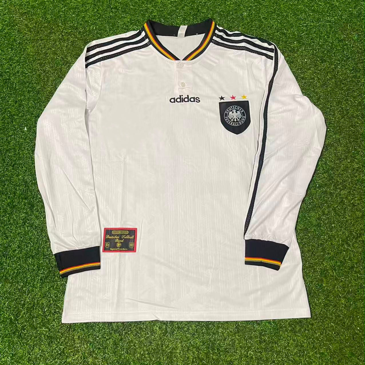 Aleksandar Pavlović #5 Deutschland Langarm Retro Fußballtrikot