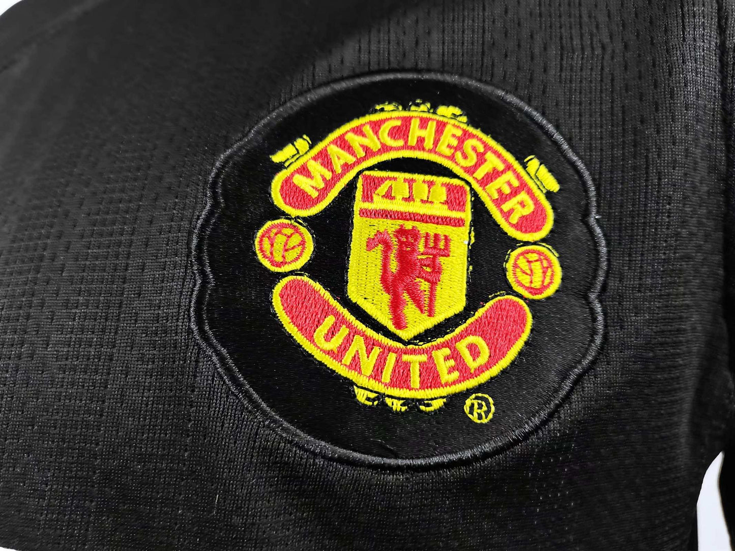 Manchester United BLACK AIG Short Sleeve Retro Football Jersey