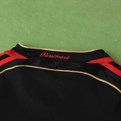 A.C Milan 2006-2007 Season Third Black Retro Football Jersey Trikot Maillot