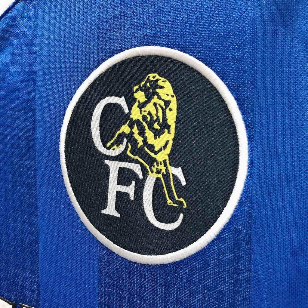 Chelsea 1997-1999 Season Home Blue Retro  Football Jersey Trikot Maillot