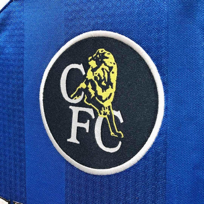 Chelsea 1997-1999 Season Home Blue Retro  Football Jersey Trikot Maillot