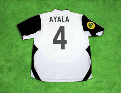 Roberto Ayala Valencia 2004 UEFA Final Retro Jersey Camiseta Soccer Shirt
