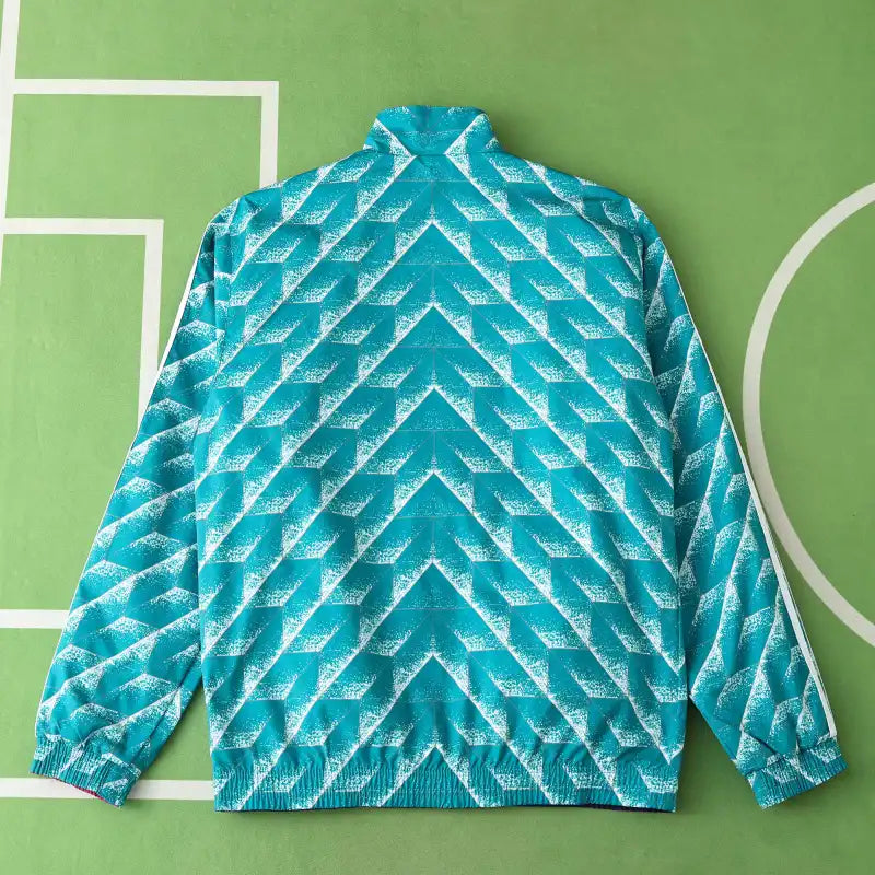 Allemagne Deutschland Coupe-vent Double Face - Veste Réversible Verte