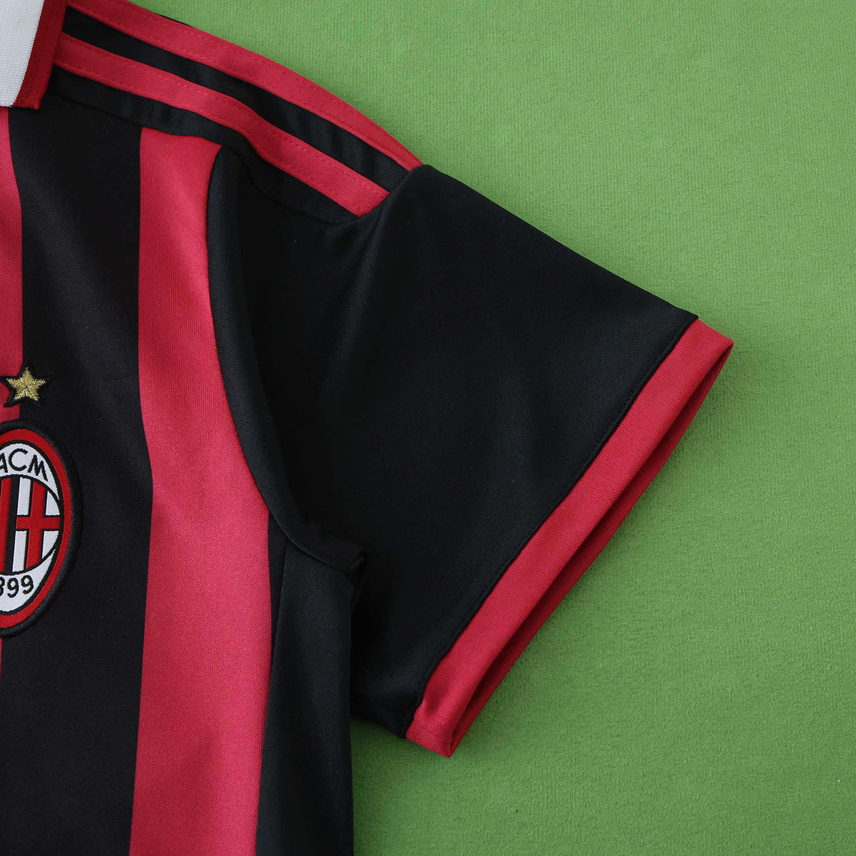 A.C. Milan 2009-2010 Season Retro Home Kids Football Jersey Trikot Maillot