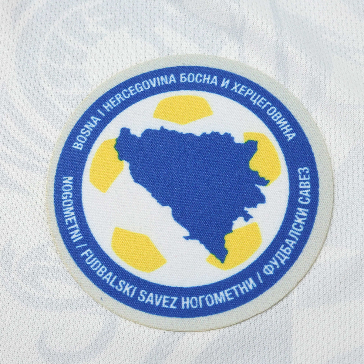 Tarik Muharemovic Bosnia and Herzegovina 2026 World Cup Away White Football Jersey