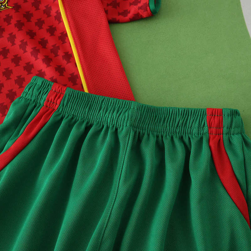 Portugal 2004 Saison Heim Kinder Retro Trikot Fußballshirt