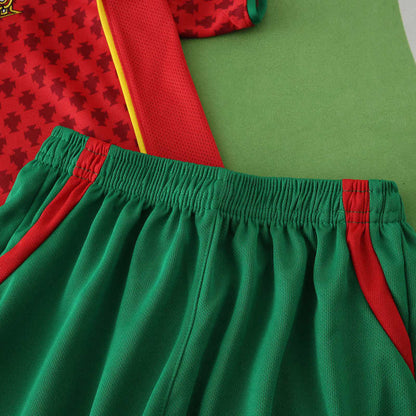 Portugal 2004 Saison Heim Kinder Retro Trikot Fußballshirt