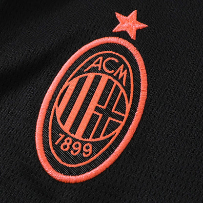 A.C. Milan 2026-2027 Season Third Black Kids Football Jersey Trikot Maillot