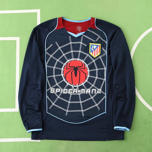 Atlético Madrid Saison 04/05 Spiderman Auswärts Retro Trikot Fußballtrikot