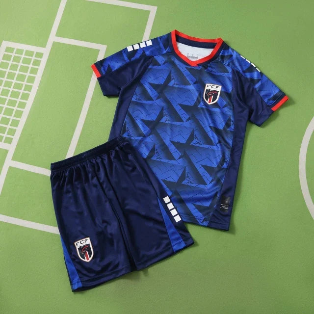 Kap Verde 2026 WM Kinder Fußball Blau Trikot Set