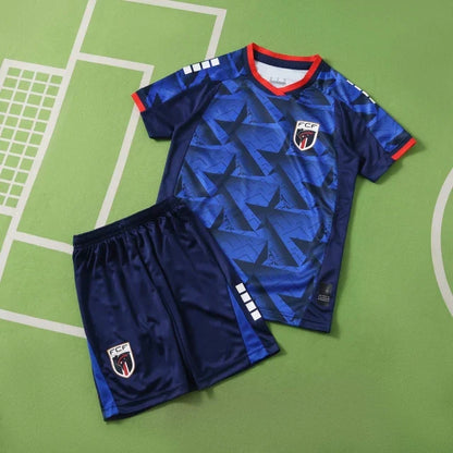 Kap Verde 2026 WM Kinder Fußball Blau Trikot Set