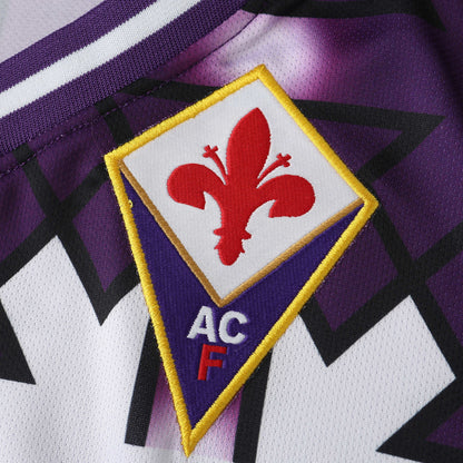 ACF Fiorentina 1992-1993 Season Retro Away Football Jersey Trikot Maillot