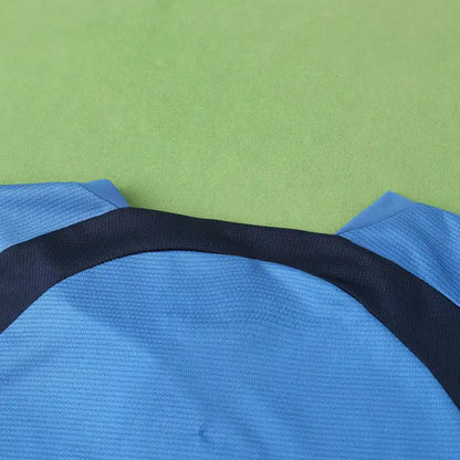 Italien 2006 Saison Heim Blau Retro Trikot Fußballshirt
