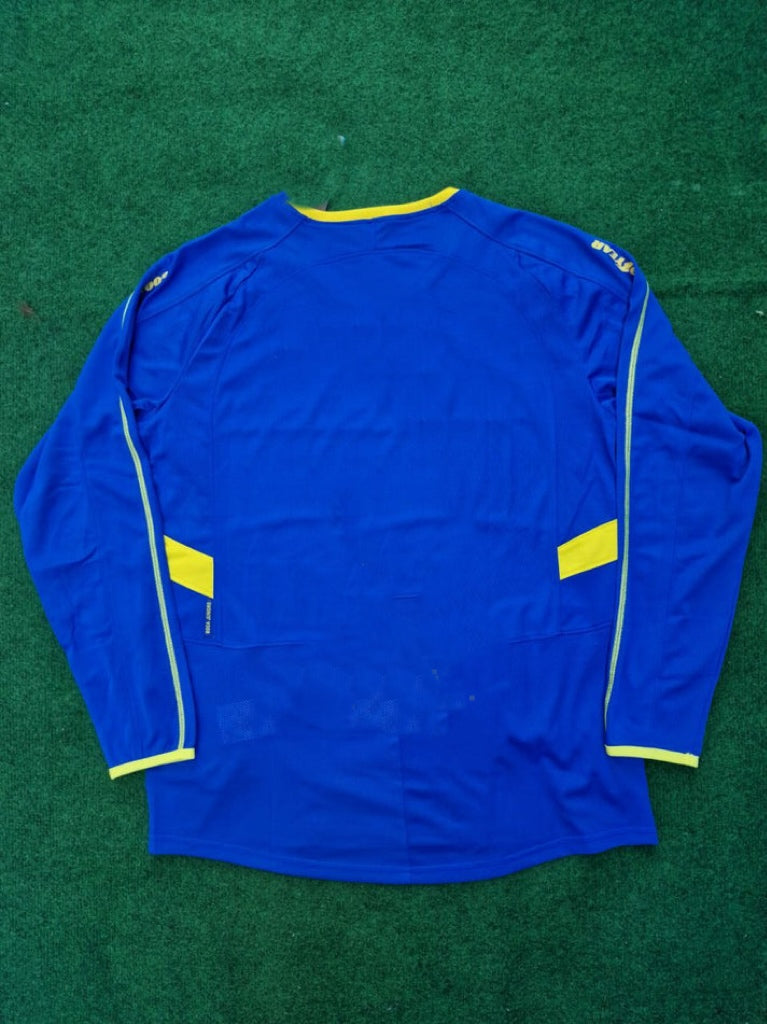Boca Juniors 2003 2004 Retro Langarm Trikot