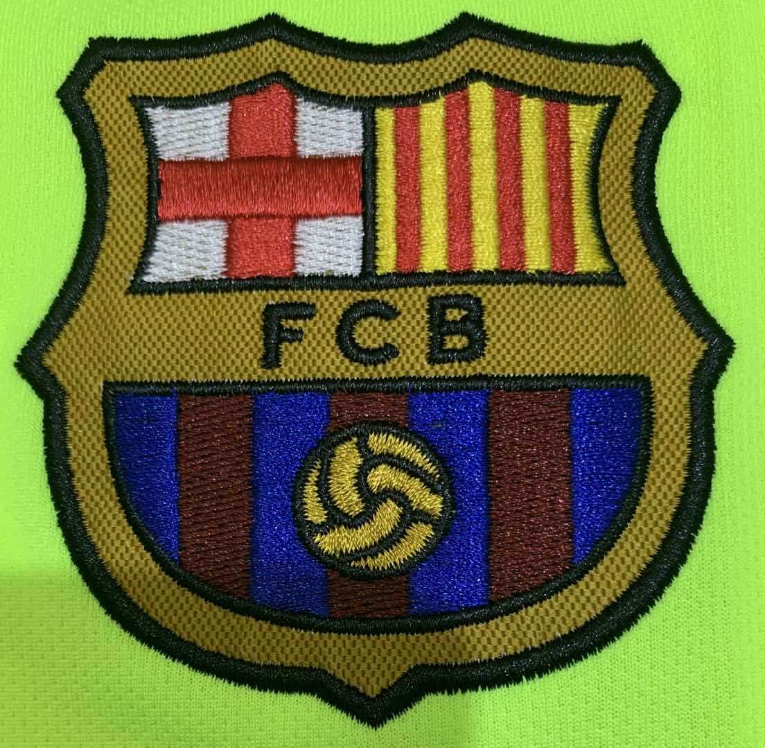FC Barcelona 2005-2006 Season Away Retro Long Sleeve Football Jersey Trikot Maillot