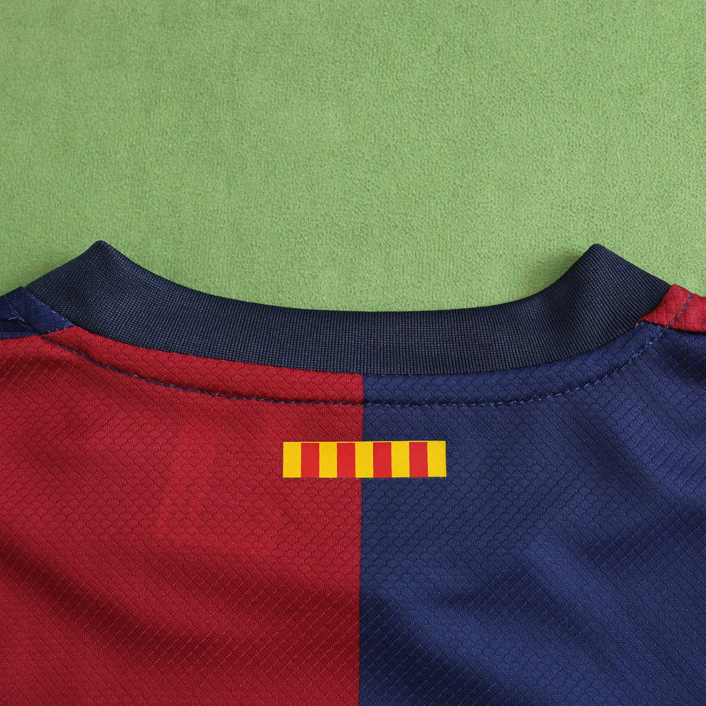 FC Barcelona 2024-2025 Season Home Kids Football Jersey Trikot Maillot