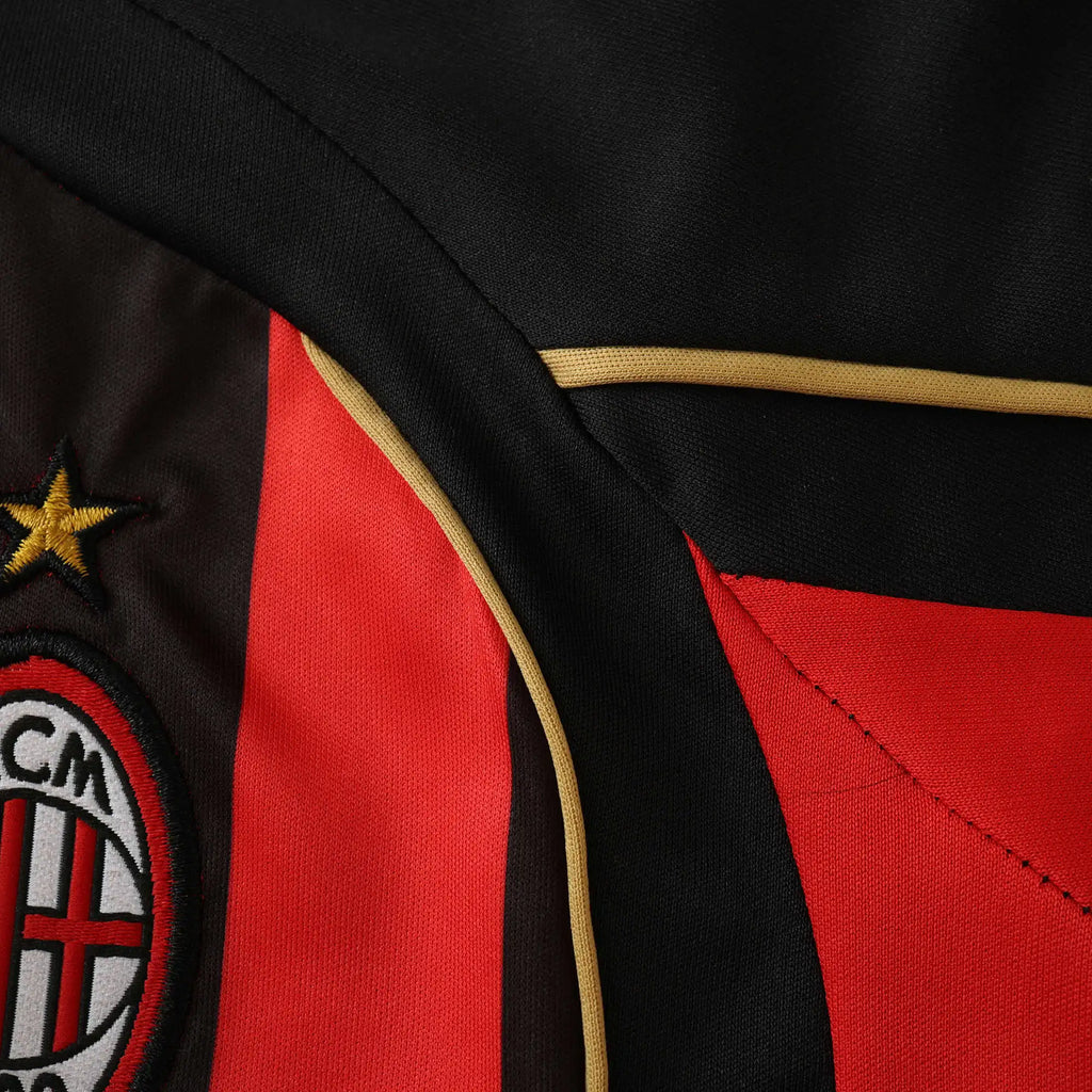 Ronaldinho AC Milan Retro Kids Kit Set Kindertrikot Maillot Enfant Kindertrui (Ages 3-13) Soccer Shirt