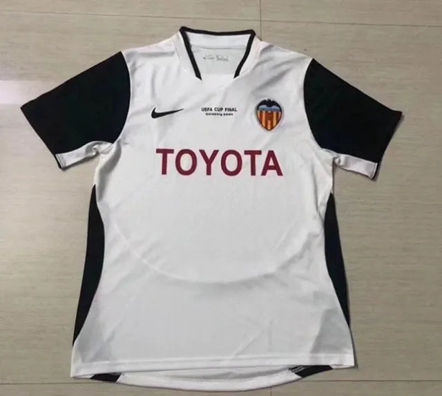 Roberto Ayala Valencia 2004 UEFA Final Retro Jersey Camiseta Soccer Shirt