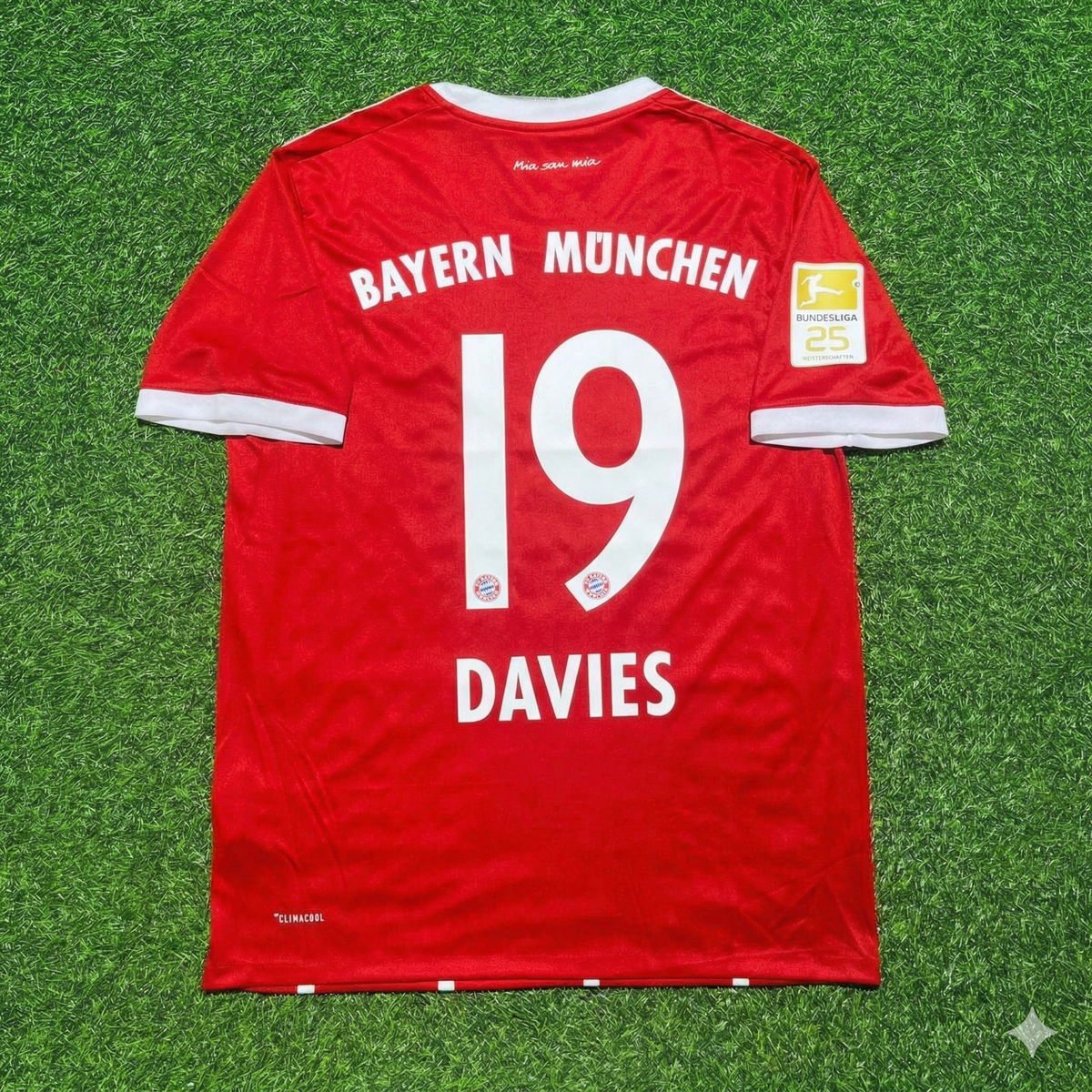 Bayern Munich 2017/18 Home Retro Jersey – Alphonso Davies