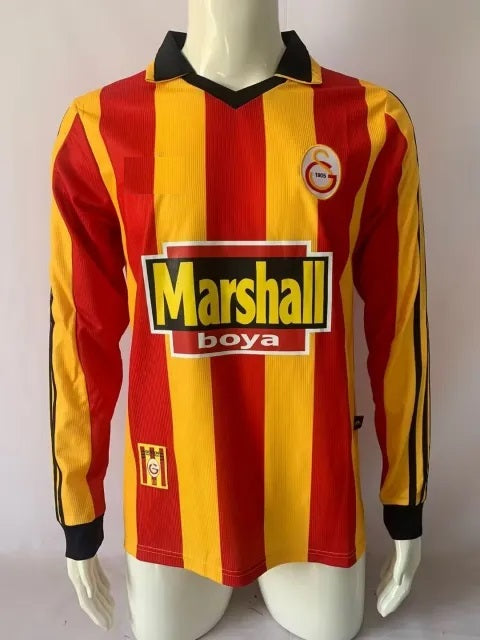 Galatasaray 1999–2000 Retro Long Sleeve Kit Jersey – | Trikot | Maillot | Forma