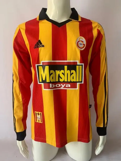 Galatasaray 1999–2000 Retro Long Sleeve Kit Jersey – | Trikot | Maillot | Forma