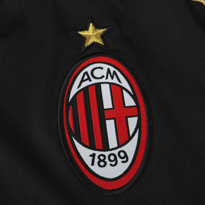A.C Milan 2006-2007 Season Third Black Retro Football Jersey Trikot Maillot