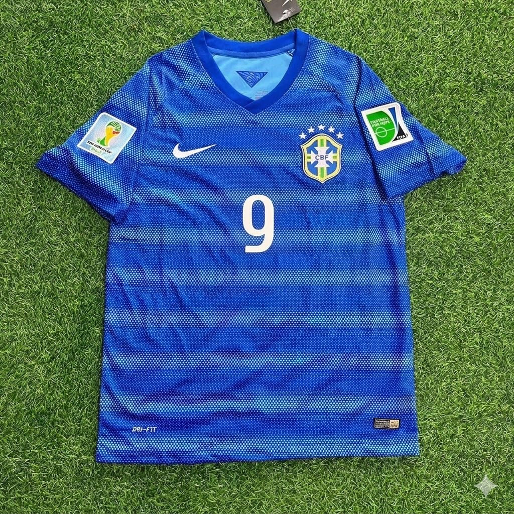 Frederico Chaves Guedes 9- WM 2014 Retro Blaues Trikot