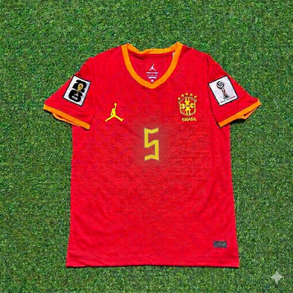 Casemiro 5# Brasilien WM 2026 Rotes Trikot