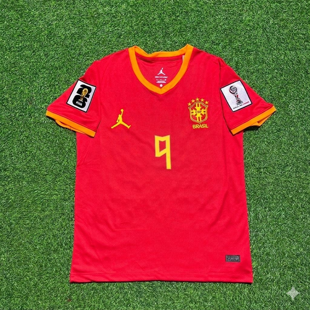 Richarlison 9# Brazil 2026 World Cup Red Jersey Trikot