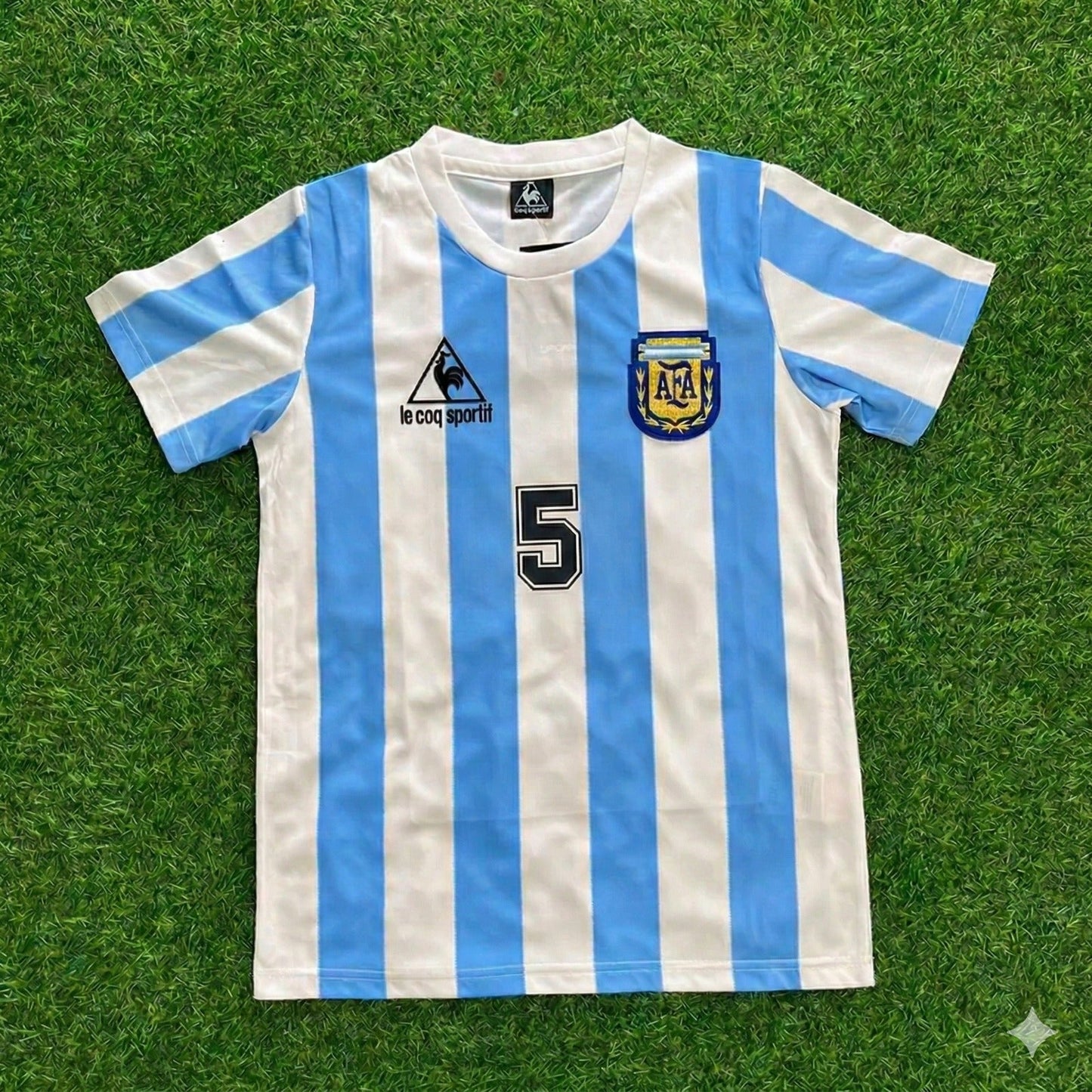 José Luis Brown 5- Argentina 1986 Home Retro Football Jersey Kit