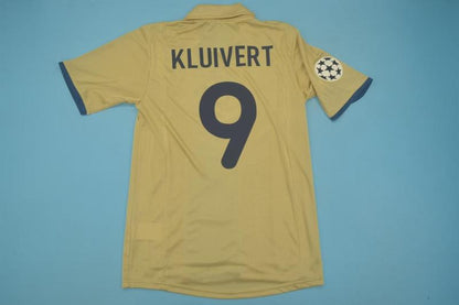 Patrick Kluivert Barcelona Saison 2001 2002 Retro Trikot Fußballtrikot