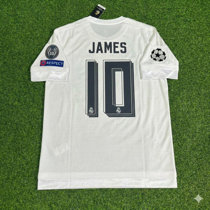 James Rodriguez Real Madrid 2016 Champions League Final Football Jersey Kit