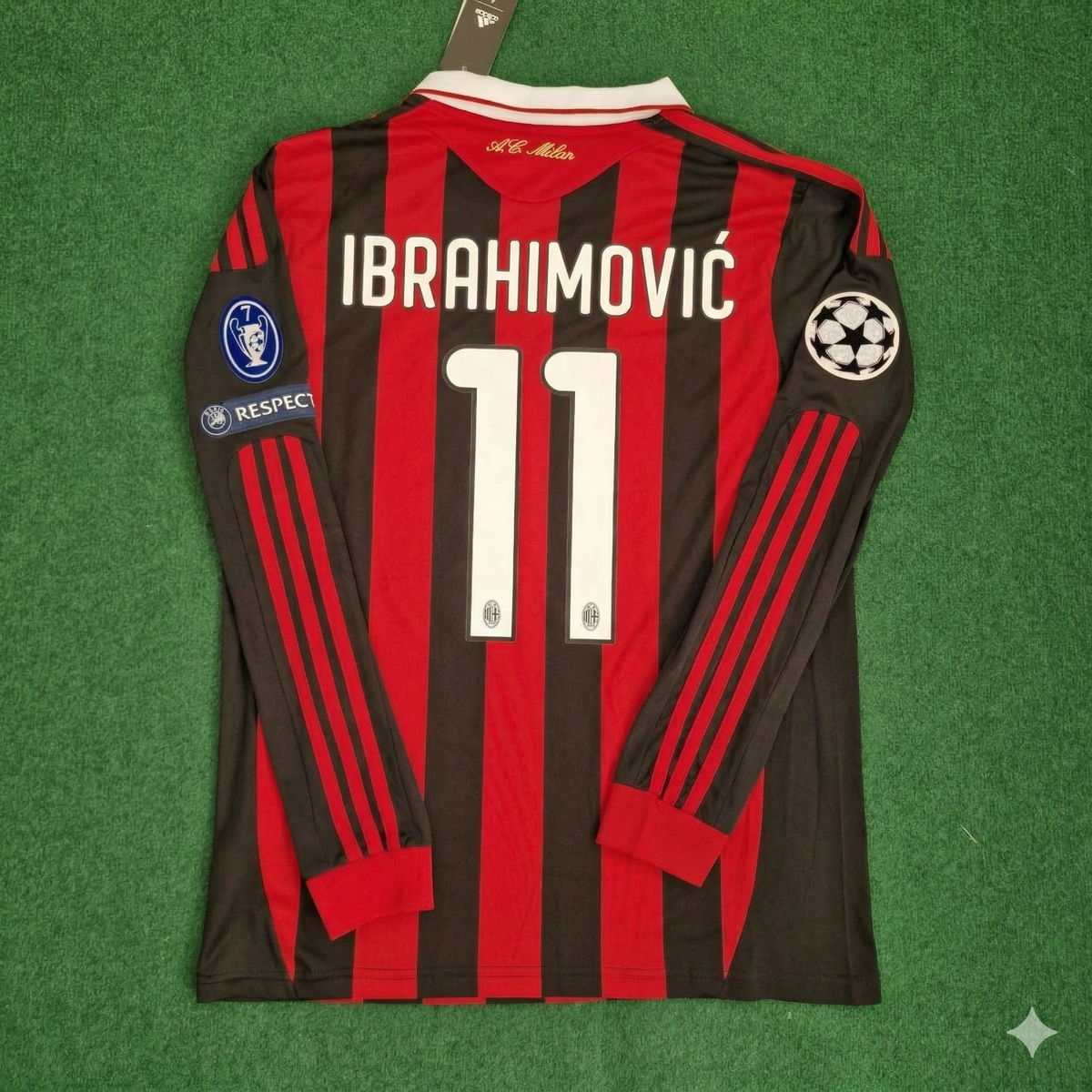 Zlatan Ibrahımovic Milan 2009 2011 Camiseta Retro Manga Larga Maillot Trikot Maglia