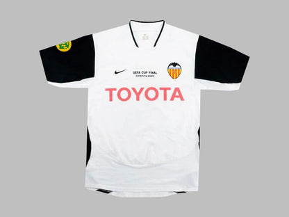 Roberto Ayala Valencia 2004 UEFA Final Retro Jersey Camiseta Soccer Shirt