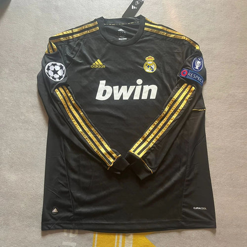 Alvaro Arbeloa 17- Real  Madrid 2011-2012  Champions League Long Sleeve Jersey Soccer Shirt