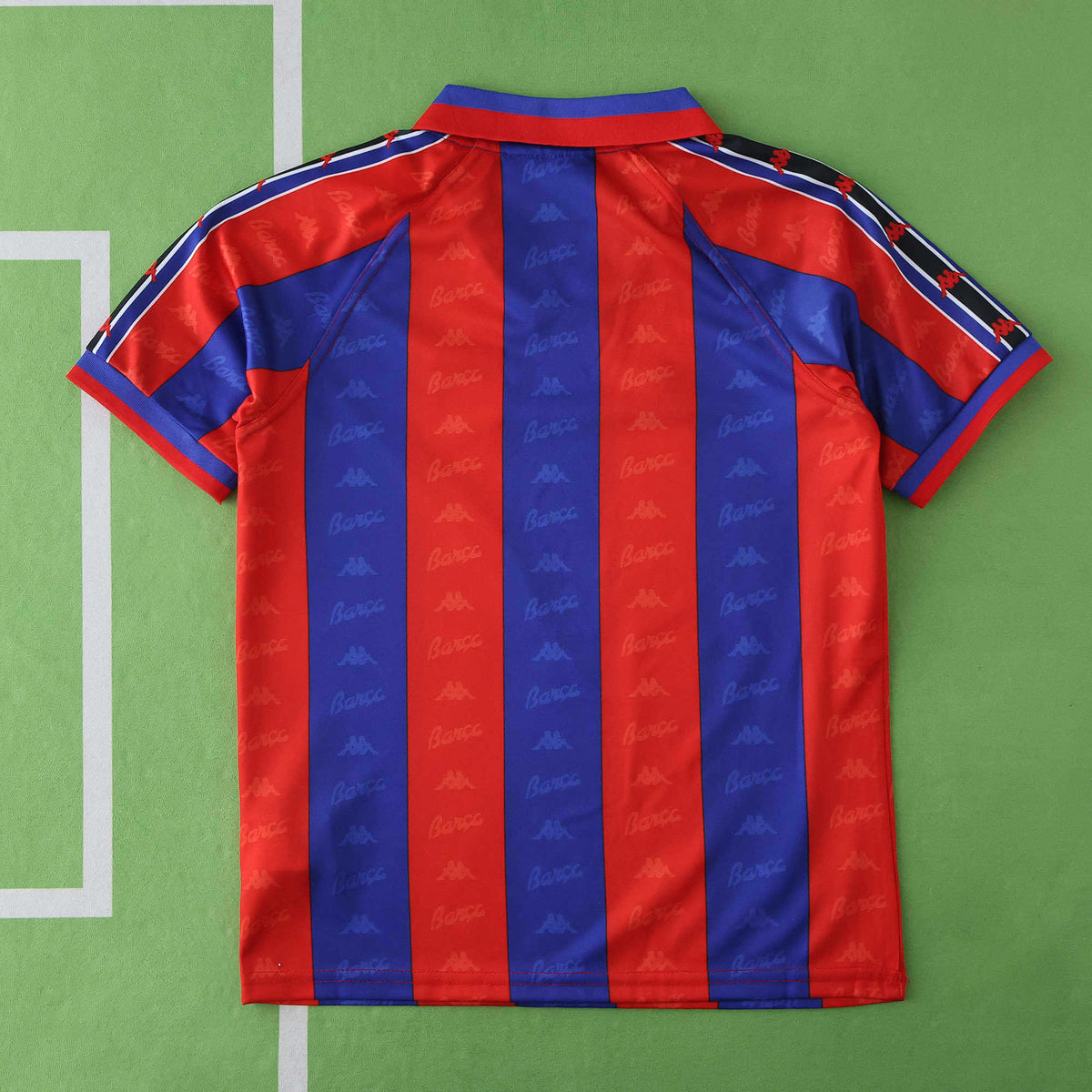 FC Barcelona 1996-1997 Season Home Kids Retro Football Jersey Trikot Maillot