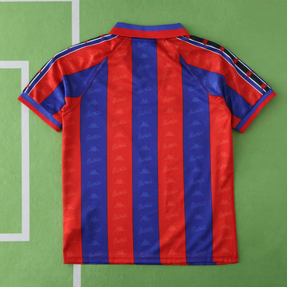 Camiseta de fútbol retro infantil de la primera equipación del FC Barcelona, temporada 1996-1997