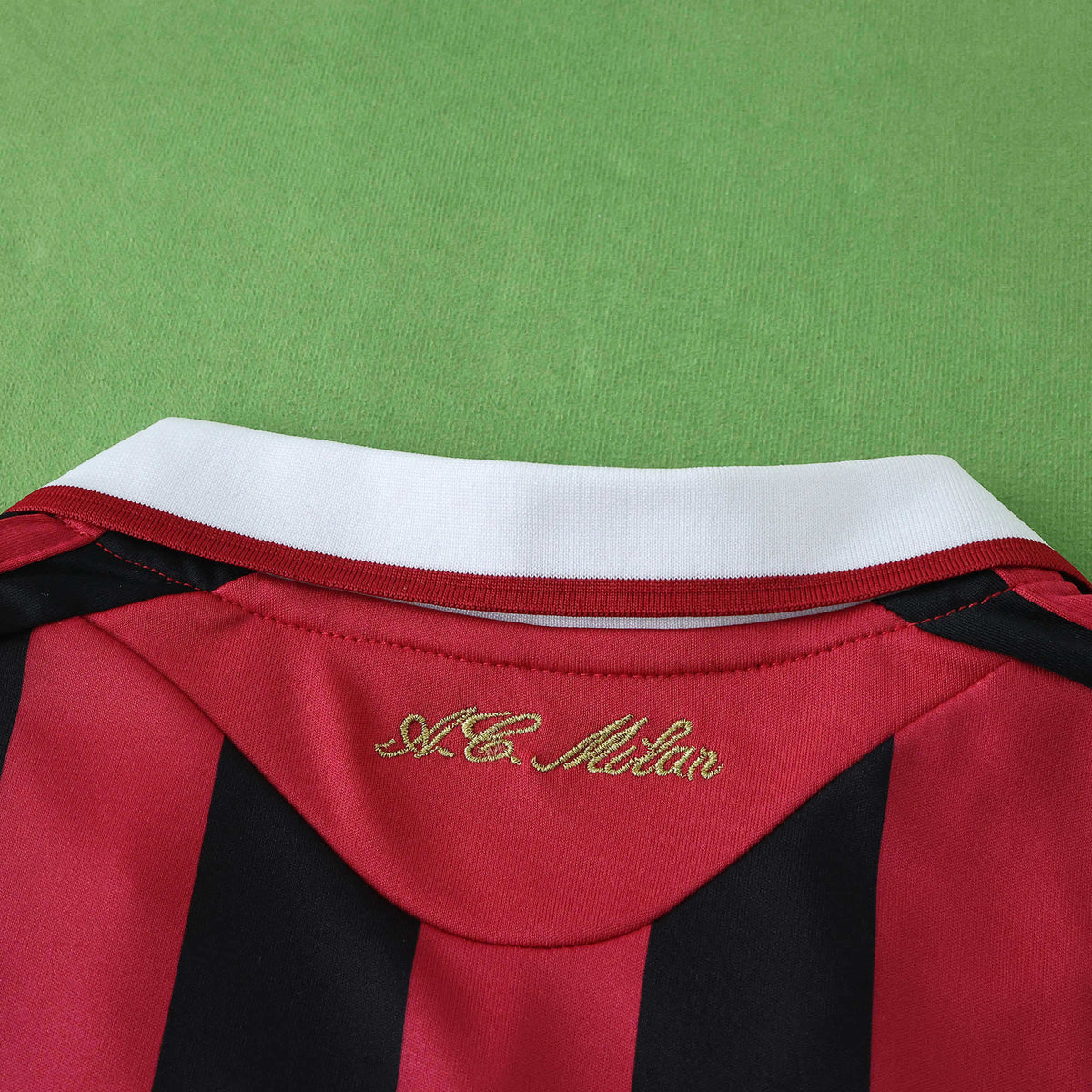 A.C. Milan 2009-2010 Season Retro Home Kids Football Jersey Trikot Maillot