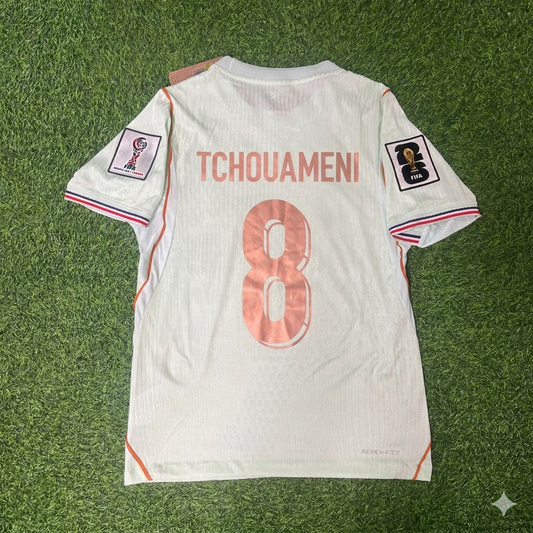 Aurelien Tchouameni #8 France 2026 World Cup Away Jersey