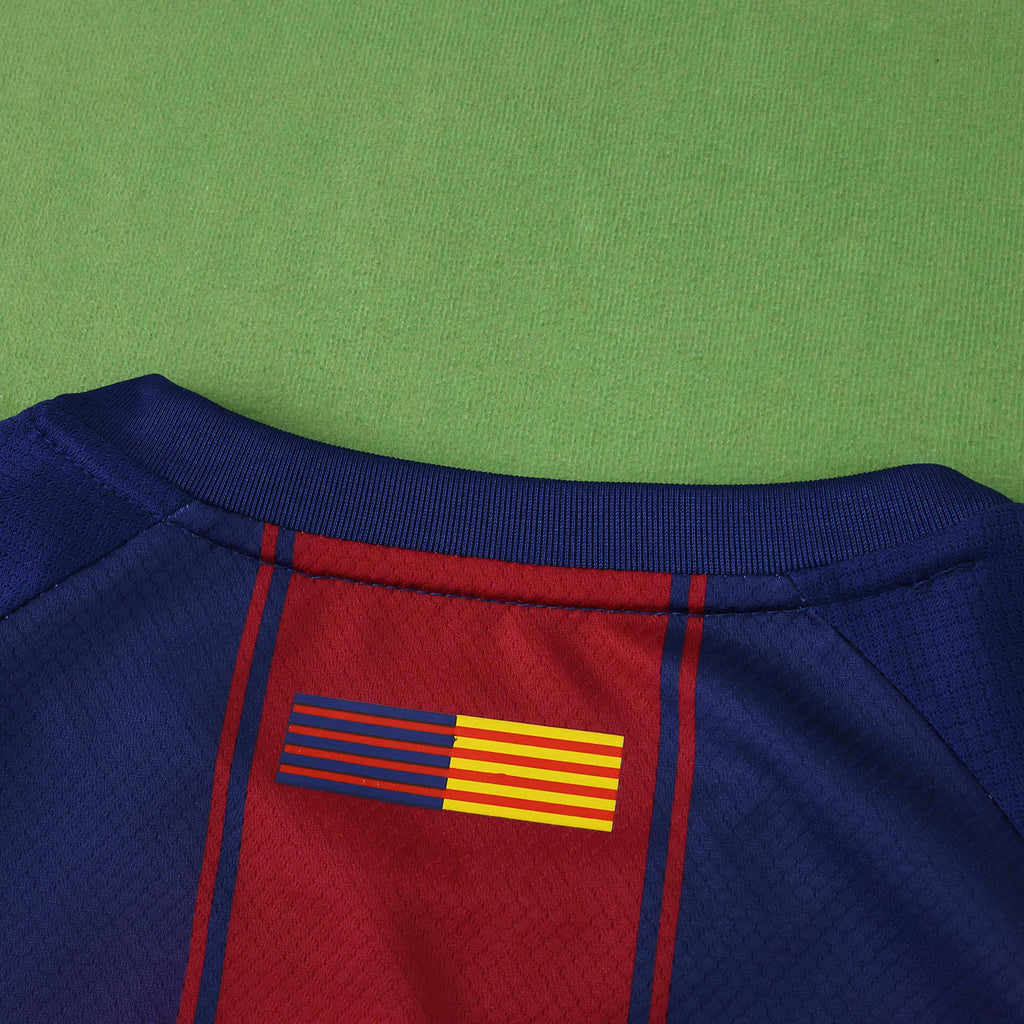 FC Barcelona 2025-2026 Season Home Kids Football Jersey Trikot Maillot