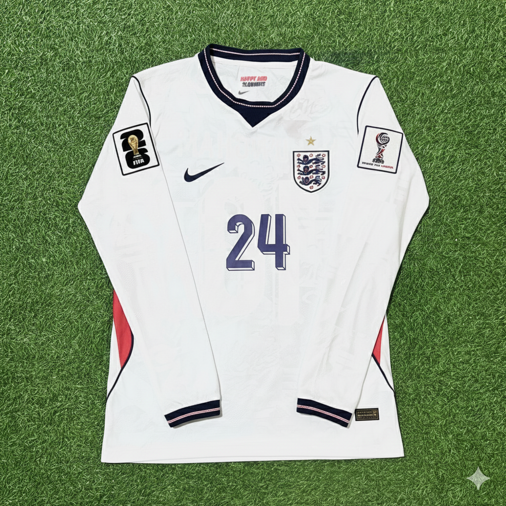 Cole Palmer 24- England 2026 World Cup Langarm-Trikot